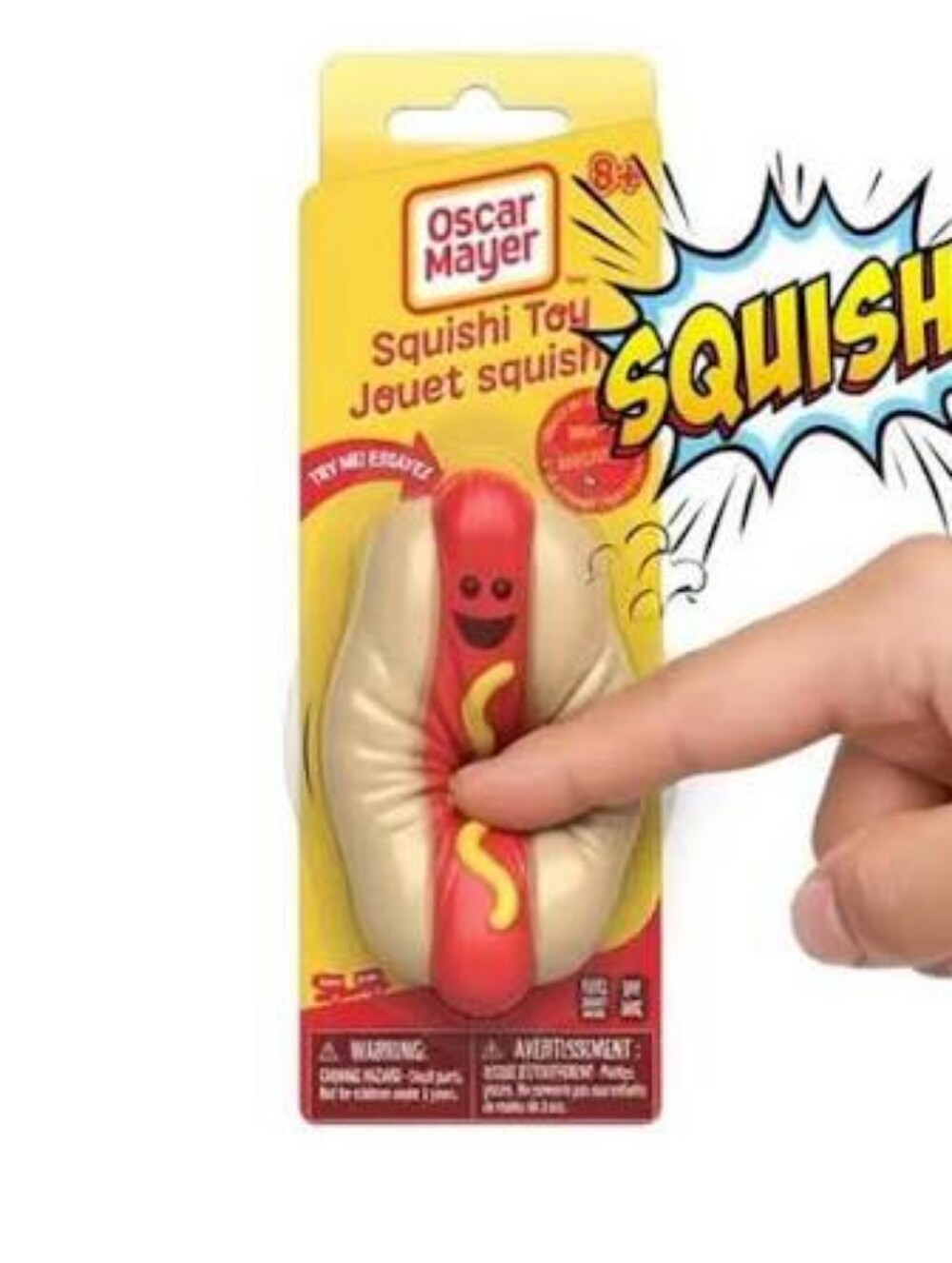 Oscar Red Hot Dog Squishi Toy - Kids Toy